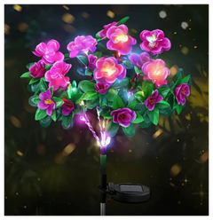 Azalea Flowers LED Garden Lights (One Piece)