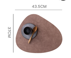Waterproof Leather Placemat with Heat Insulation