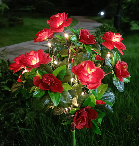 Azalea Flowers LED Garden Lights (1 Piece)