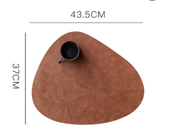 Waterproof Leather Placemat with Heat Insulation