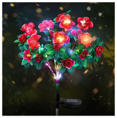 Azalea Flowers LED Garden Lights (One Piece)